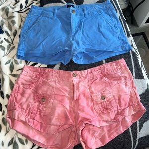 American Eagle Shorts Womens Size 8 Blue and Pink